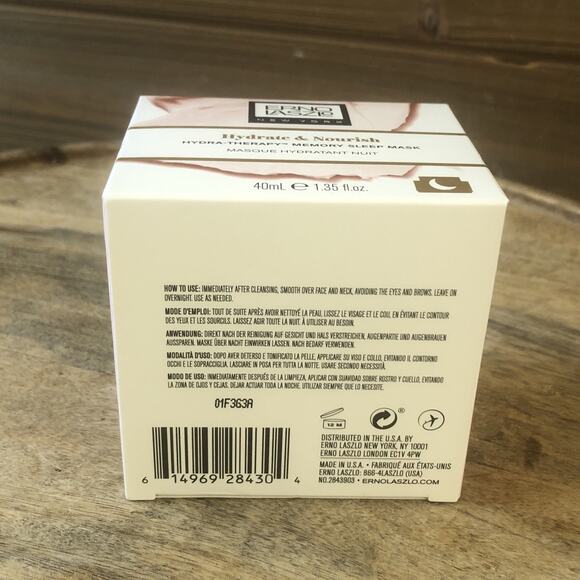 Erno Laszlo Hydra Therapy Memory Gel Sleep Mask 1.35 oz / 40 mL NEW! - Picture 6 of 6